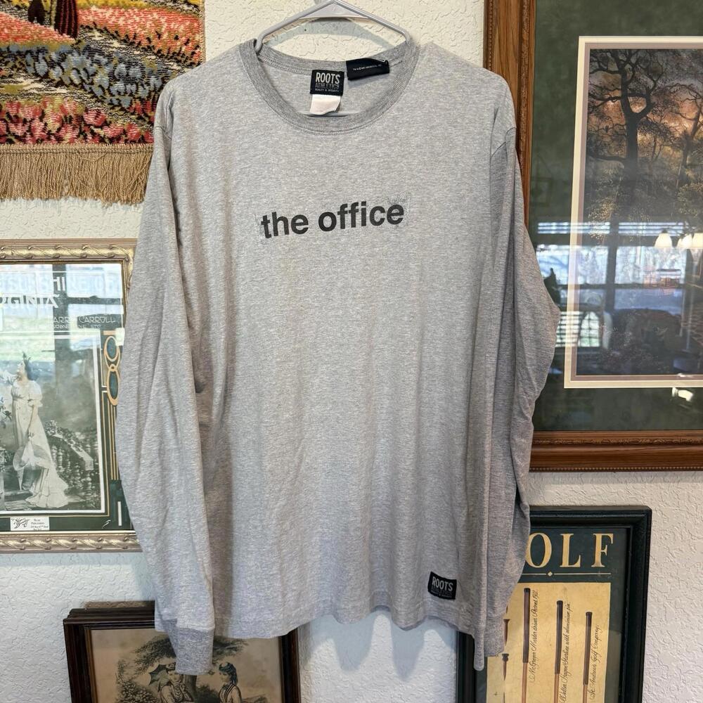 Vintage 2005 RARE The Office Michael Scott Dwight Promo Shirt Size Medium
